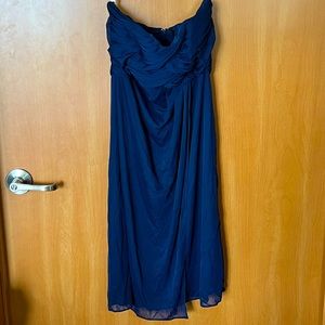 Gorgeous David’s Bridal Formal Strapless Bridesmaid Dress